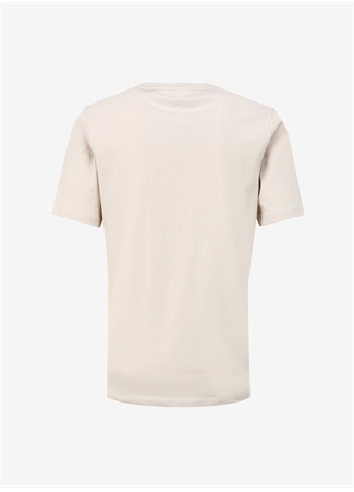 Jack & Jones Bisiklet Yaka Krem Erkek T-Shirt JORMAXIM TEE SS CREW NECK EXC_1