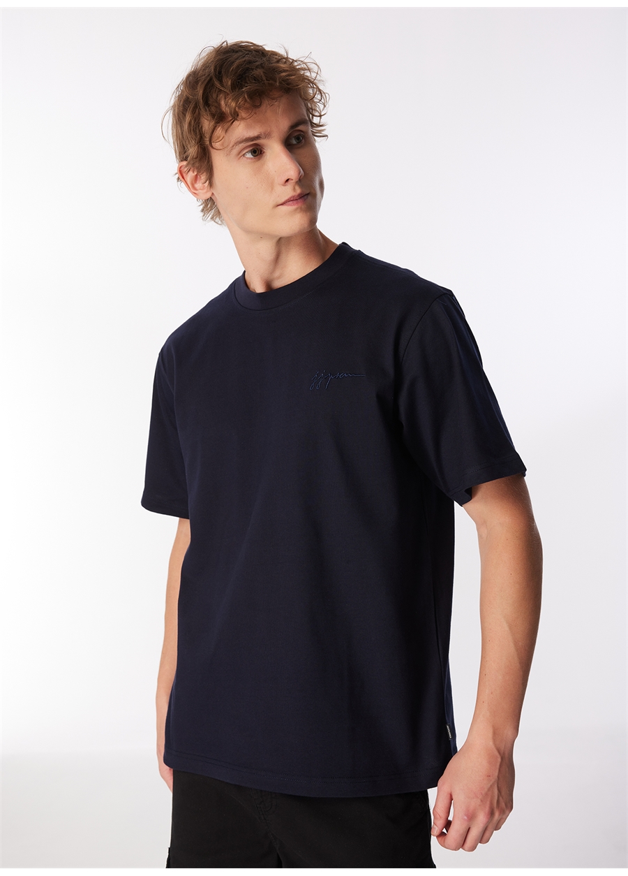 Jack & Jones Bisiklet Yaka Siyah Erkek T-Shirt JPRBLAFELIX SS TEE_1