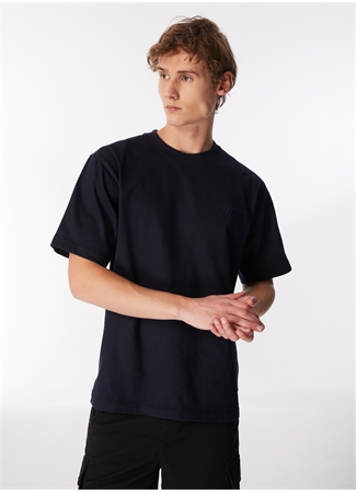 Jack & Jones Bisiklet Yaka Siyah Erkek T-Shirt JPRBLAFELIX SS TEE_2