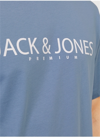 Jack & Jones Yuvarlak Yaka Gri Erkek T-Shirt JPRBLAJACK SS TEE CREW NECK FST LN1_3