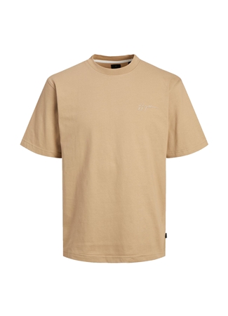 Jack & Jones Bisiklet Yaka Kahve Erkek T-Shirt JPRBLAFELIX SS TEE_0