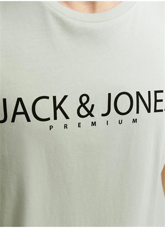 Jack & Jones Yuvarlak Yaka Gri Erkek T-Shirt JPRBLAJACK SS TEE CREW NECK FST LN_1