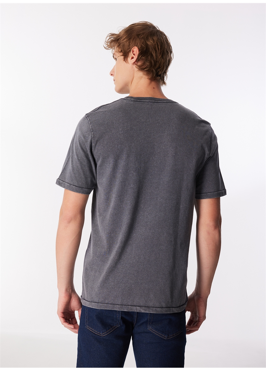 Jack & Jones Bisiklet Yaka Siyah Erkek T-Shirt JPRBLUSEBASTIAN SS TEE_4