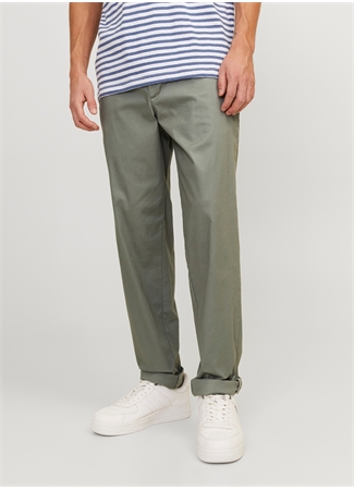 Jack & Jones Normal Bel Havuç Haki Erkek Chino Pantolon JPSTACE JJSUMMER CHINO_2