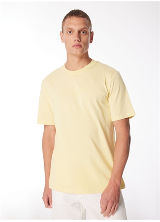 Jack & Jones Yuvarlak Yaka Sarı Erkek T-Shirt JPRBLULOUI TEE SS CREW NECK EXC_2