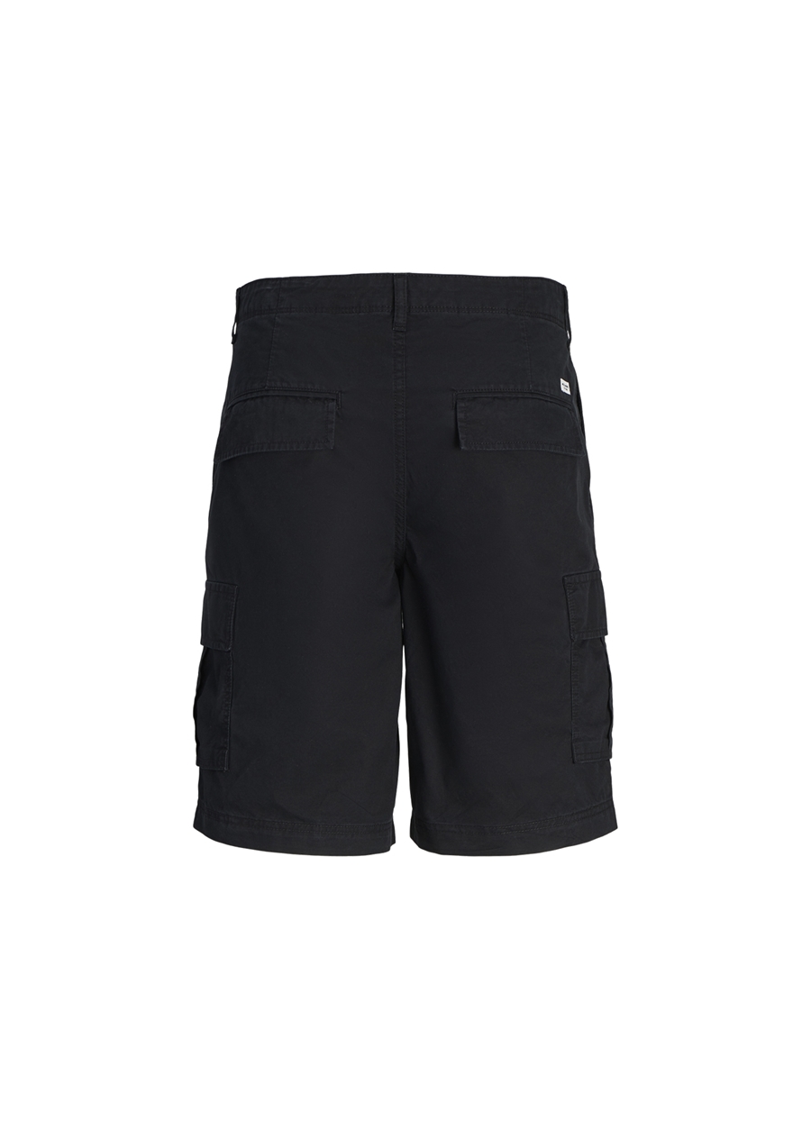 Jack & Jones Siyah Erkek Kargo Şort JPSTCOLE JJCAMPAIGN SHORT_1