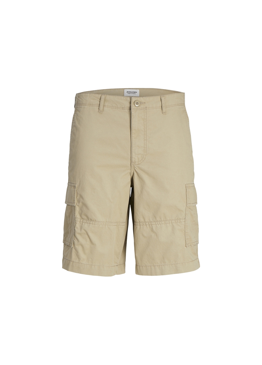 Jack & Jones Krem Erkek Kargo Şort JPSTCOLE JJCAMPAIGN SHORT_0