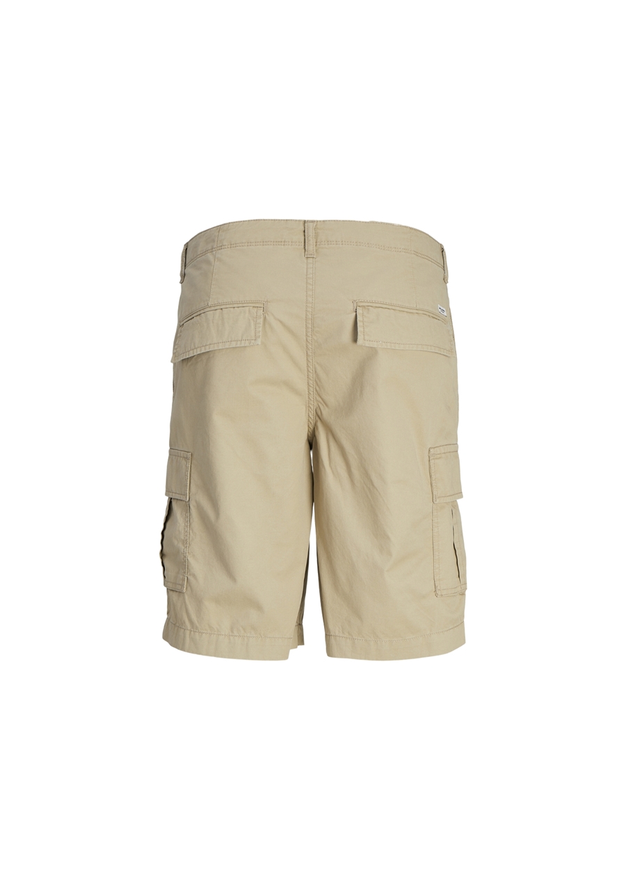 Jack & Jones Krem Erkek Kargo Şort JPSTCOLE JJCAMPAIGN SHORT_1