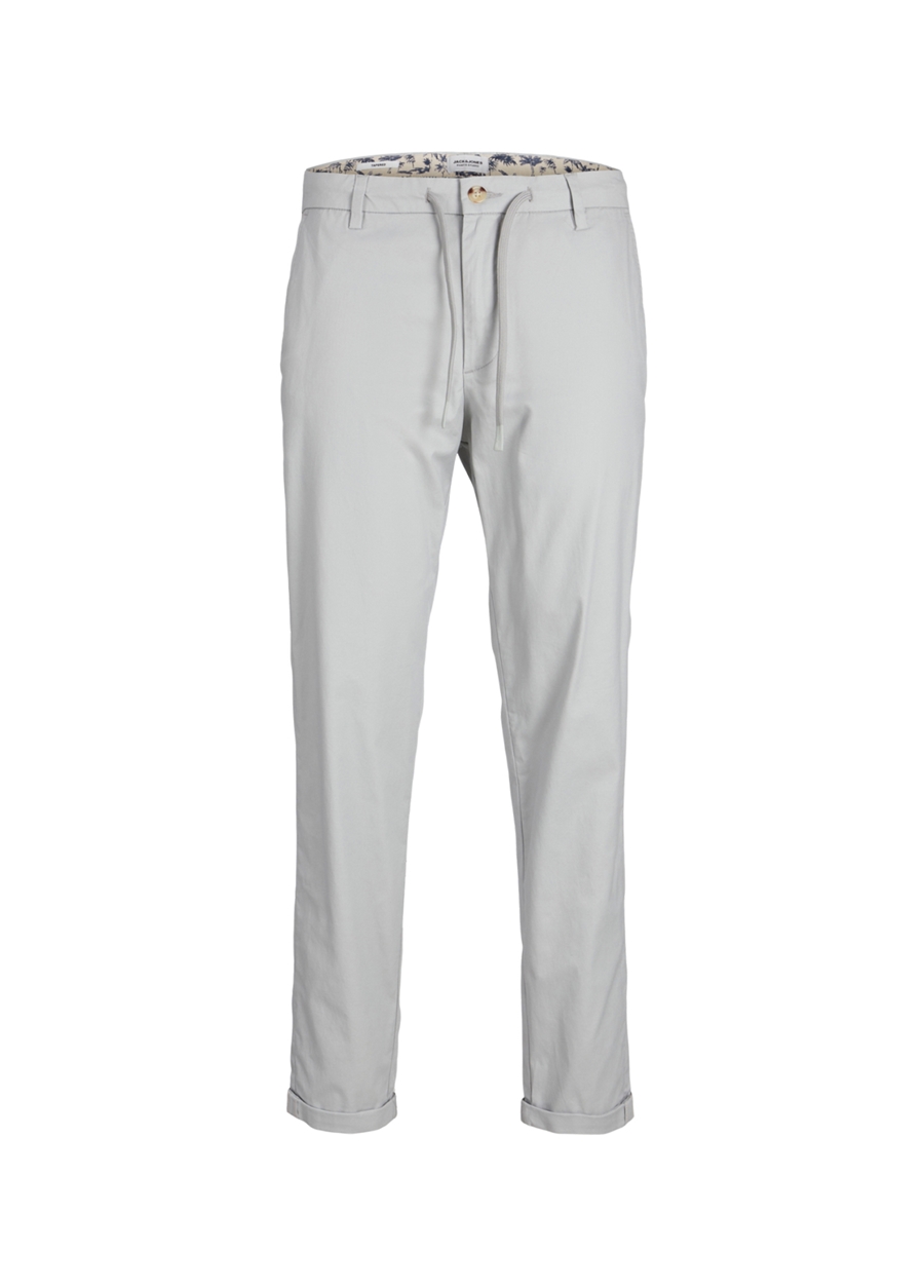 Jack & Jones Normal Bel Havuç Gri Erkek Chino Pantolon JPSTACE JJSUMMER CHINO_0