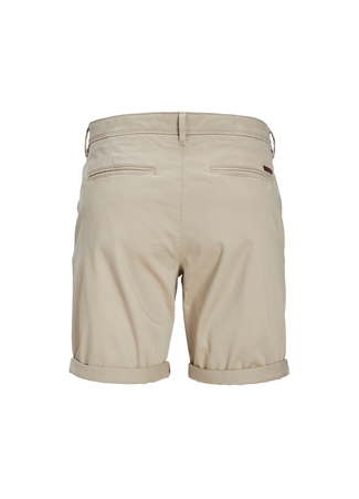 Jack & Jones Krem Erkek Regular Fit Duble Paça Chino Şort JPSTBOWIE JJSHORTS_1