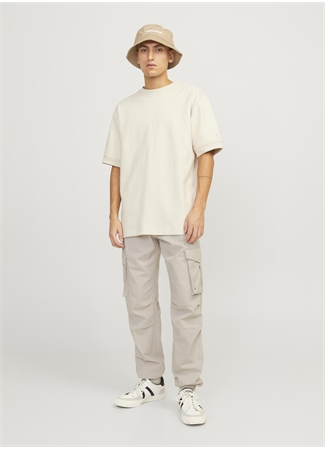 Jack & Jones Lastikli Paça Bej Erkek Kargo Pantolon JPSTKANE JJNOAH CUFFED CARGO NOOS_6