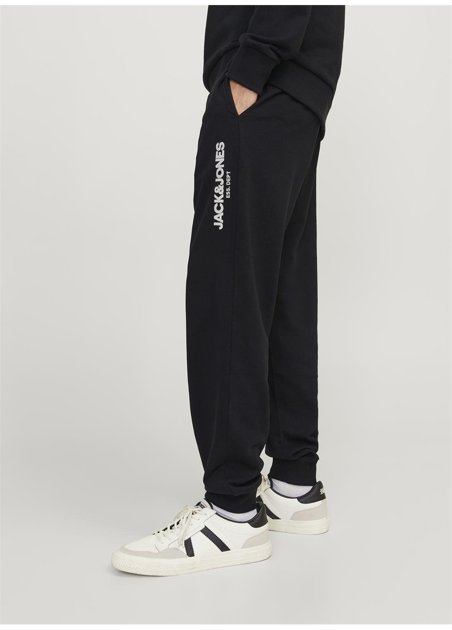 Jack & Jones Regular Fit Siyah Erkek Eşofman Altı JPSTGORDON JJGALE SWEAT PANTS NAF_4