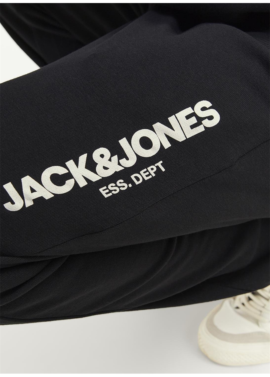 Jack & Jones Regular Fit Siyah Erkek Eşofman Altı JPSTGORDON JJGALE SWEAT PANTS NAF_5