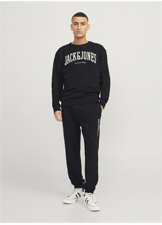 Jack & Jones Regular Fit Siyah Erkek Eşofman Altı JPSTGORDON JJGALE SWEAT PANTS NAF_6