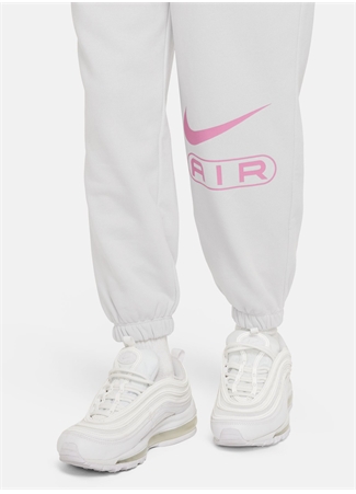 Nike Dar Paça Beyaz Kız Çocuk Eşofman Altı FN8612-025-G NSW FT AIR PANT_1