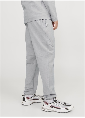 Jack & Jones Slim Fit Gri Melanj Erkek Eşofman Altı JPSTWILL JJCLOUD SWEAT PANTS NOOS_3