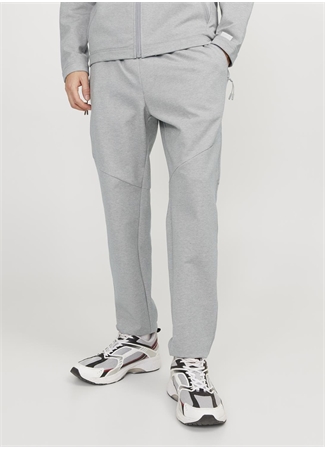 Jack & Jones Slim Fit Gri Melanj Erkek Eşofman Altı JPSTWILL JJCLOUD SWEAT PANTS NOOS_5