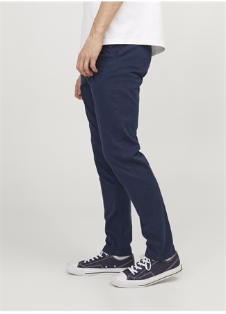 Jack & Jones Düşük Bel Slim Fit Lacivert Erkek Chino Pantolon JPSTMARCO JJBOWIE NOOS_7