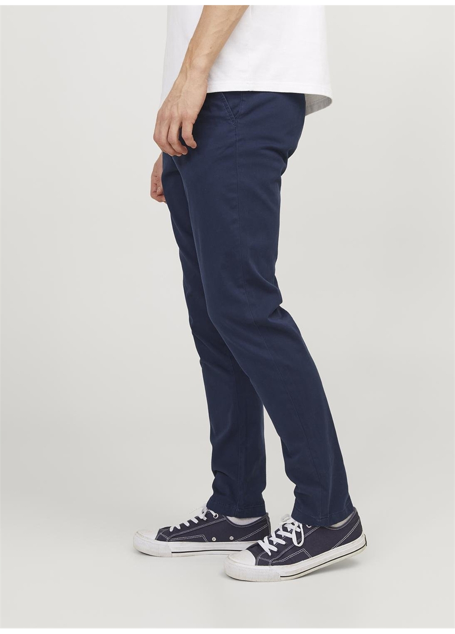 Jack & Jones Düşük Bel Slim Fit Lacivert Erkek Chino Pantolon JPSTMARCO JJBOWIE NOOS_7