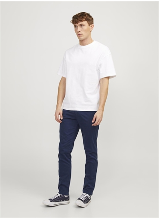 Jack & Jones Düşük Bel Slim Fit Lacivert Erkek Chino Pantolon JPSTMARCO JJBOWIE NOOS_8