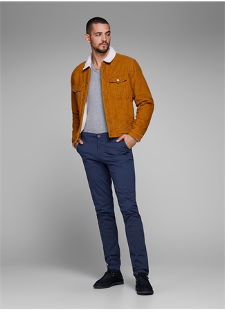 Jack & Jones Düşük Bel Slim Fit Lacivert Erkek Chino Pantolon JPSTMARCO JJBOWIE NOOS_14