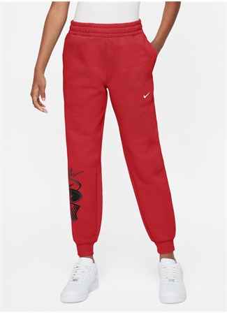 Nike Dar Paça Kırmızı Erkek Eşofman Altı FN8353-657-K NK C.O.B. FLC PANT