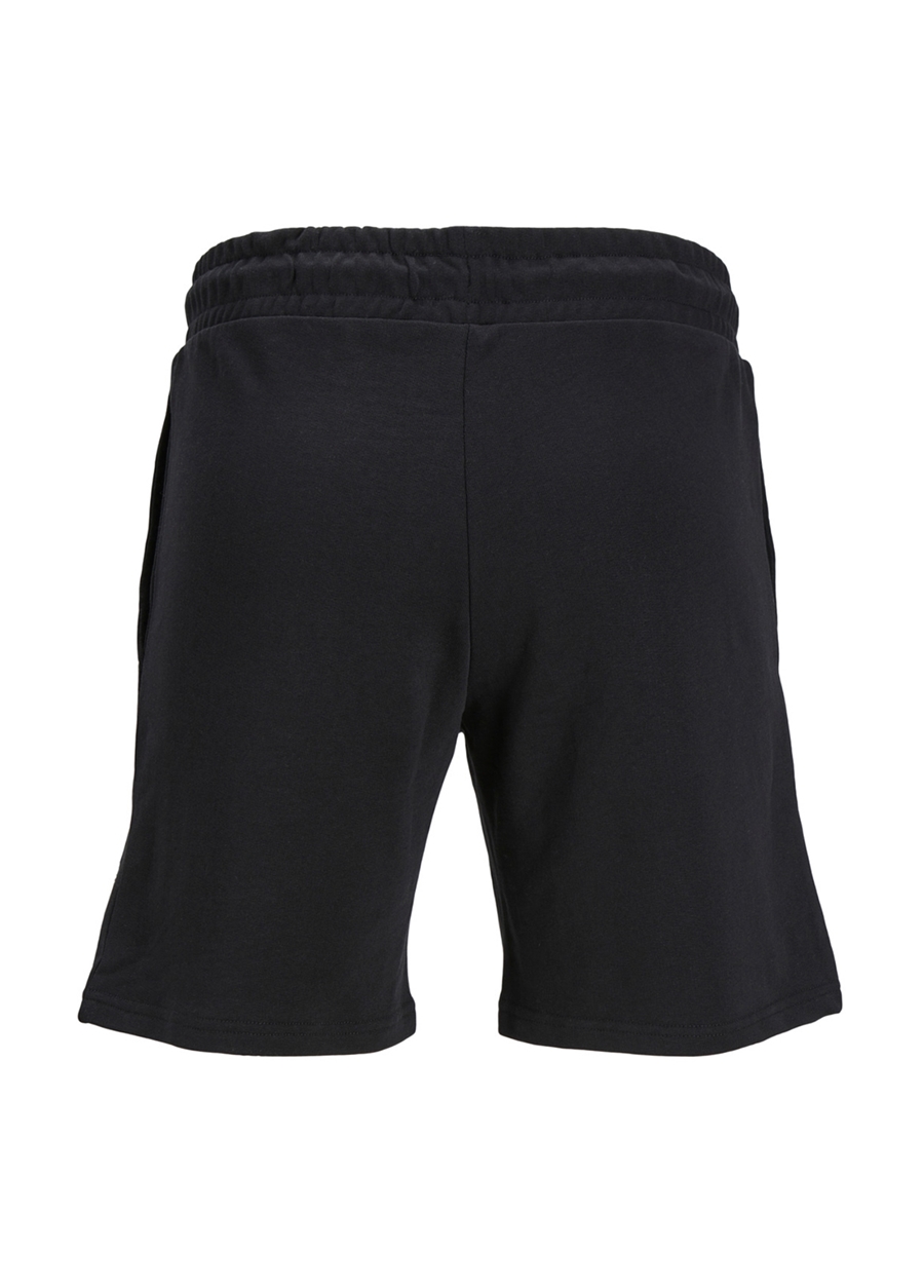 Jack & Jones Comfort Fit Siyah Erkek Sweat Şort JPSTSWIFT SWEAT SHORTS SN AUT_1