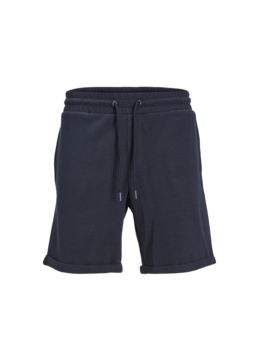 Jack & Jones Comfort Fit Lacivert Erkek Sweat Şort JPSTSMART SWEAT SHORTS AM_0