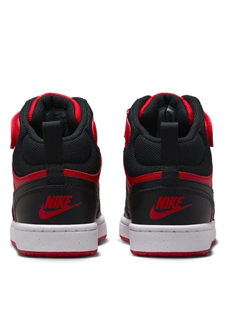 Nike Siyah - Kırmızı Erkek Çocuk Yürüyüş Ayakkabısı CD7782-602-COURT BOROUGH MID 2 (GS)_4