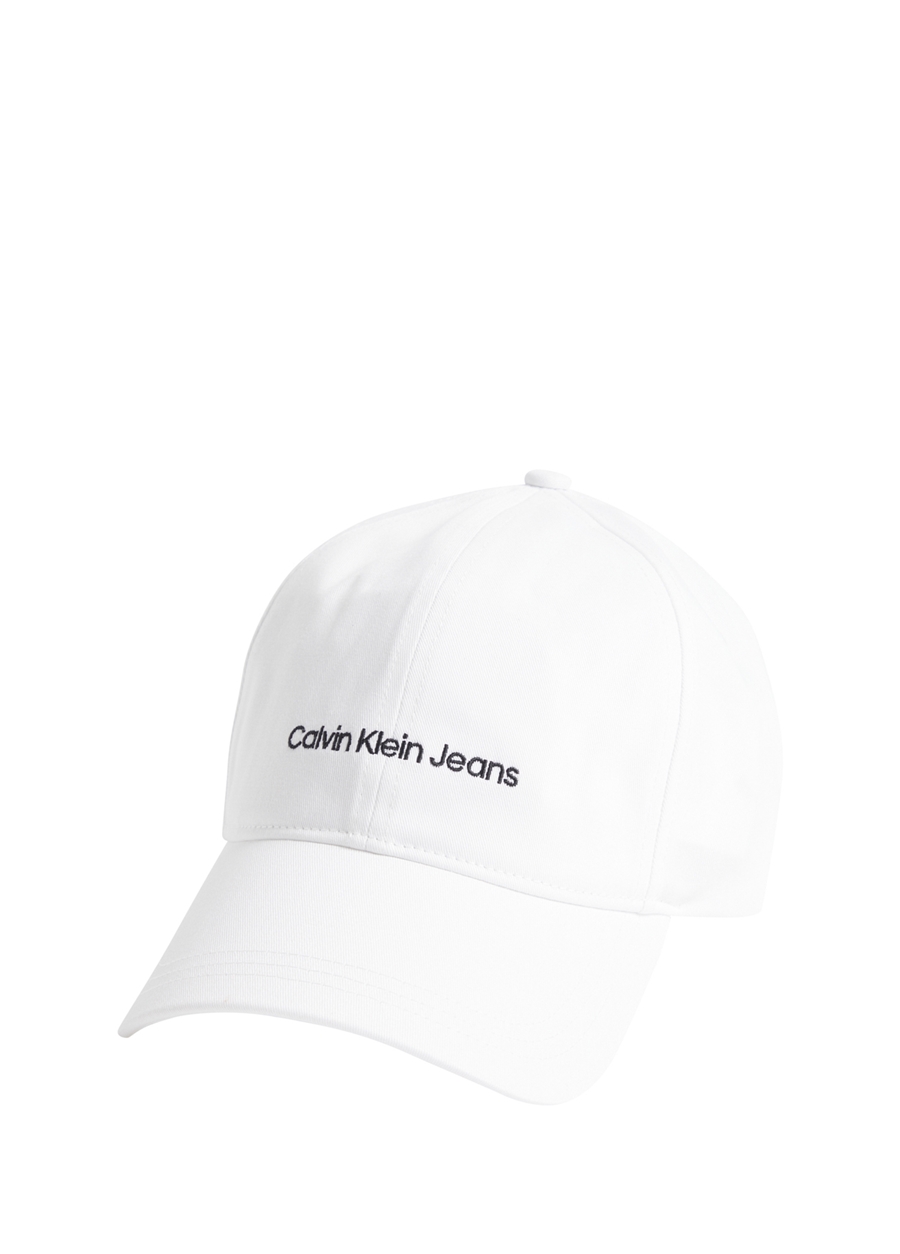 Calvin Klein Jeans Beyaz Kadın Şapka K60K608849YAF