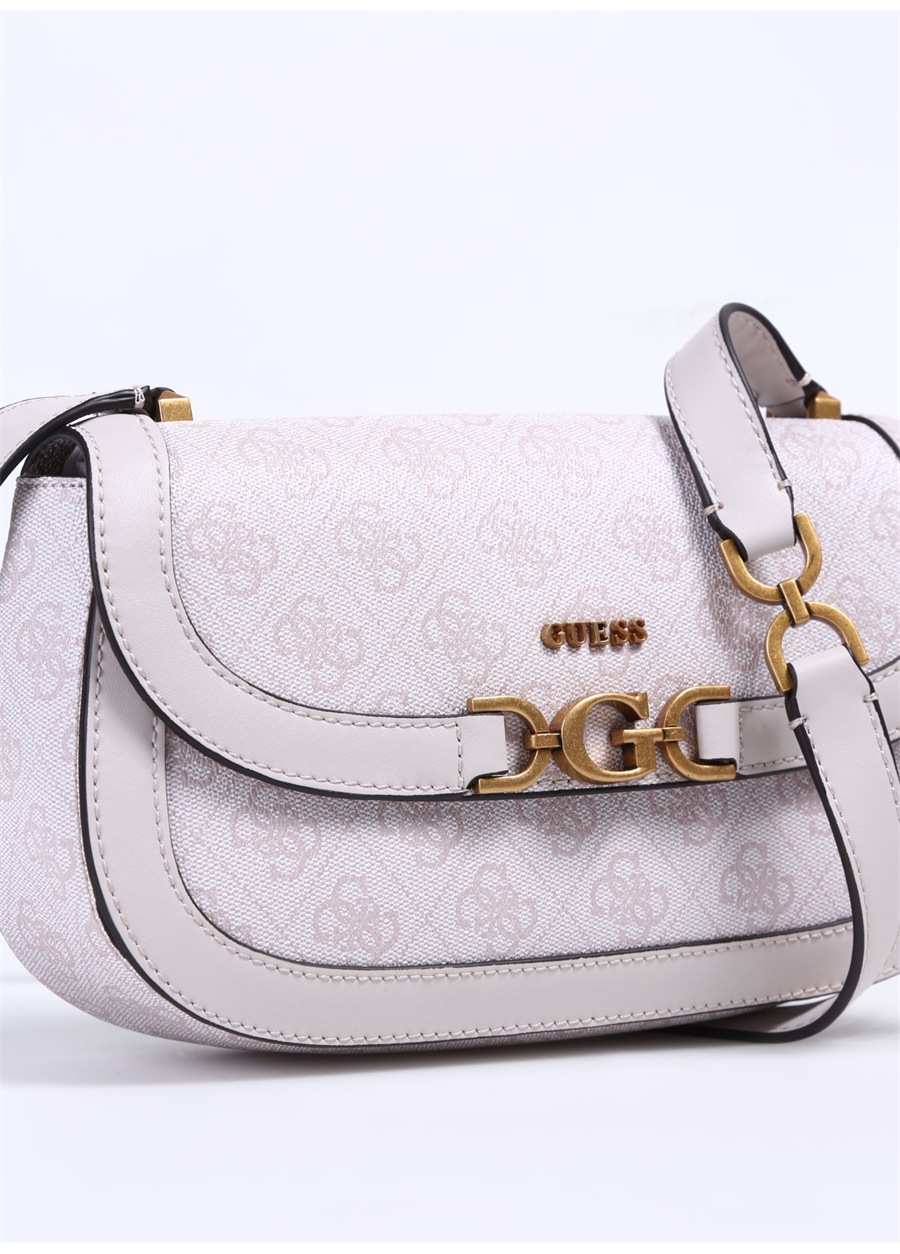 Guess Krem Kadın 15X6x26 Cm Çapraz Çanta HWSB9202200-DVL_4