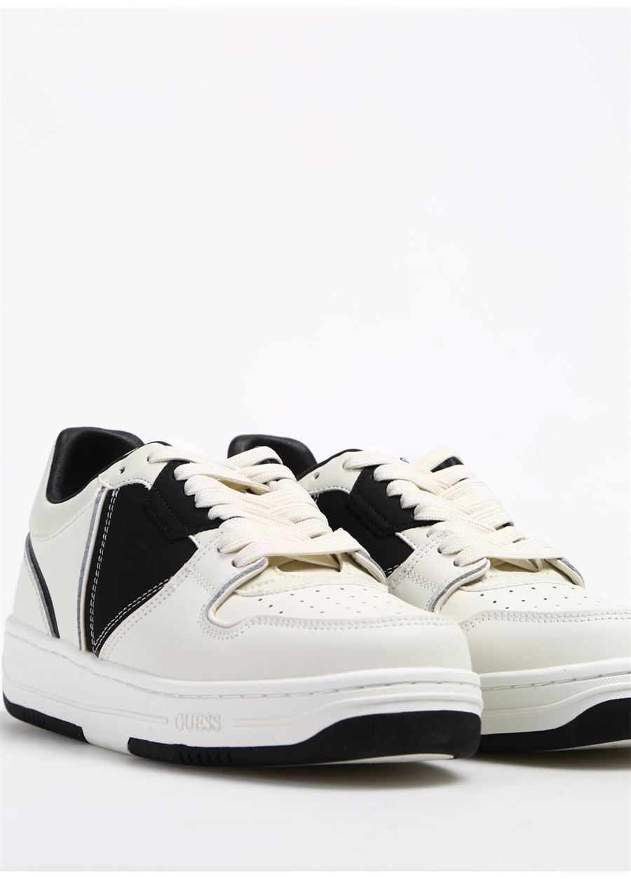 Guess Siyah - Beyaz Erkek Sneaker ANCONA LOW_4