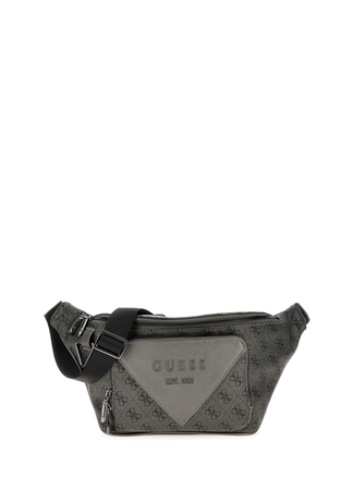 Guess Gri Erkek 9X17x38 Cm Bel Çantası MILANO COMPACT BACKP W FRT PCKET