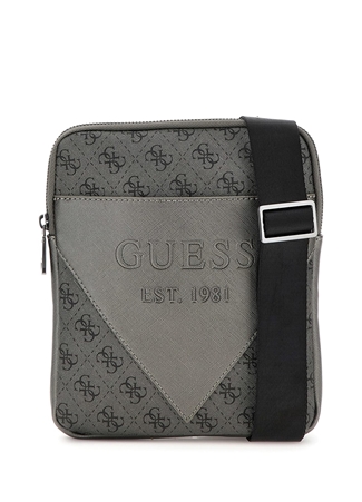 Guess Gri Erkek 2X23x19 Cm Postacı Çantası MILANO COMPACT BACKP-CROSSBODY