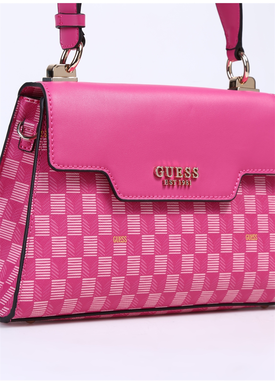 Guess Fuşya Kadın 20X10x28 Cm Omuz Çantası HWJT8740200-FUL_4