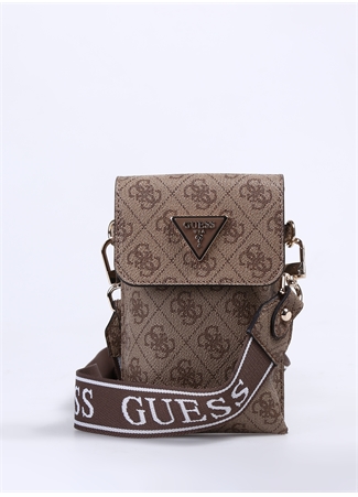 Guess Açık Kahve Kadın 19X4x11 Cm Telefon Çantası HWSG9211810-LTL