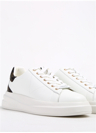 Guess Beyaz - Kahverengi Erkek Sneaker ELBA_4