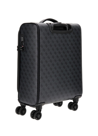 Guess Antrasit Unisex 20X56x39 Cm Çekçekli Kumaş Valiz VEZZOLA CABIN TROLLEY_1