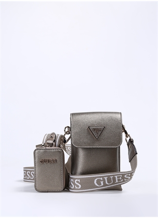 Guess Gri Kadın 19X4x11 Cm Telefon Çantası HWBG9211810-PEW_2