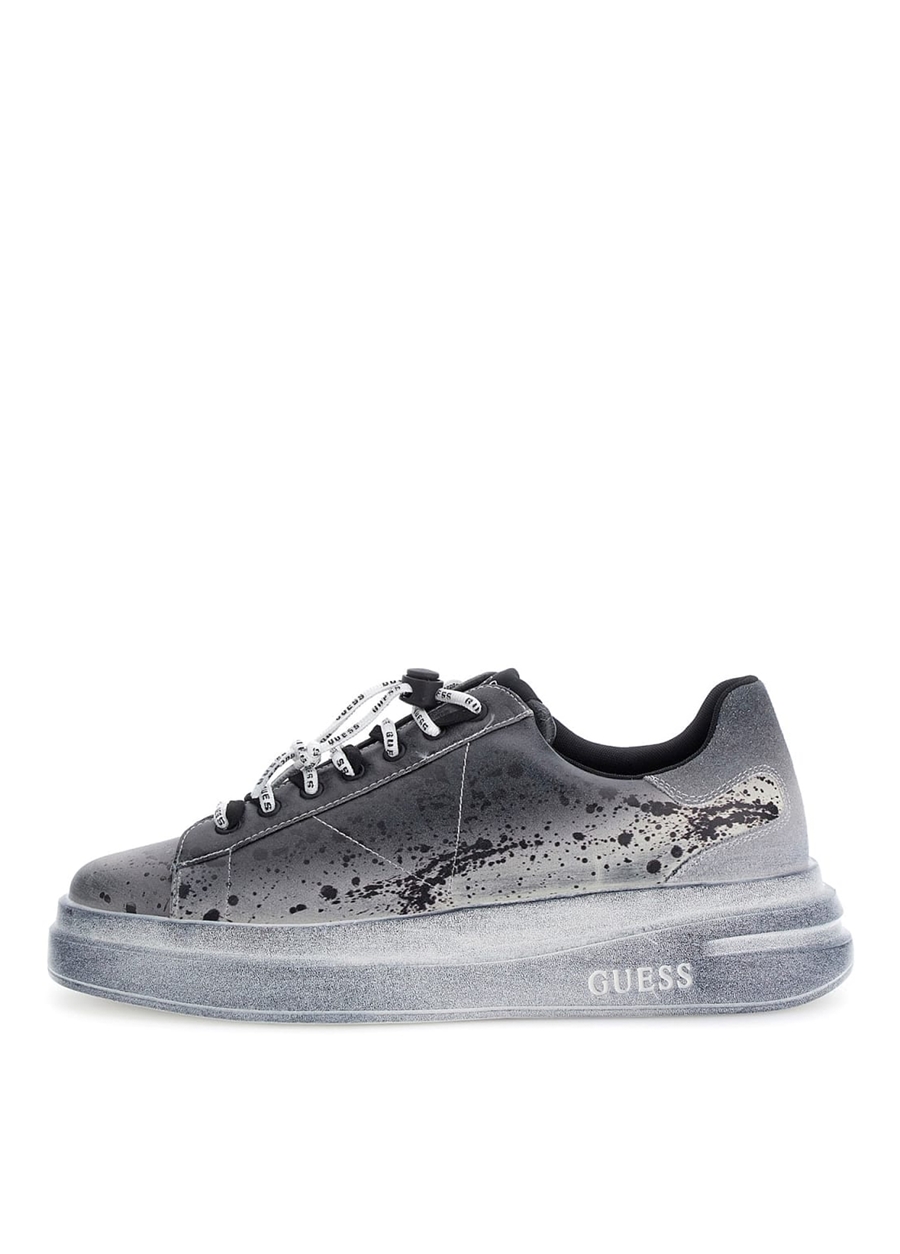 Guess Gri - Siyah Erkek Sneaker ELBA_1