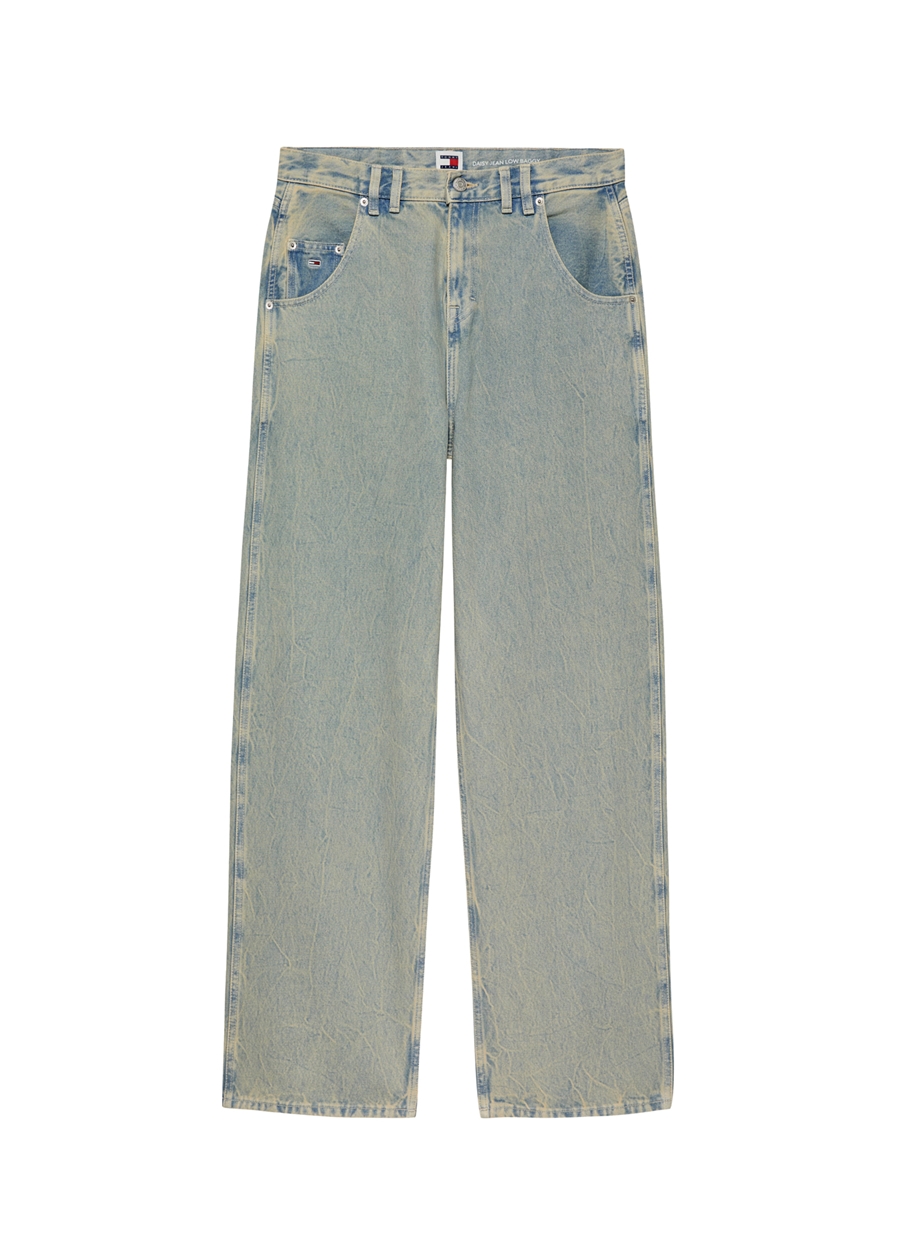 Tommy Jeans DAISY JEAN LW BGY Normal Bel Geniş Paça Normal Açık Mavi Kadın Denim Pantolon AH7001