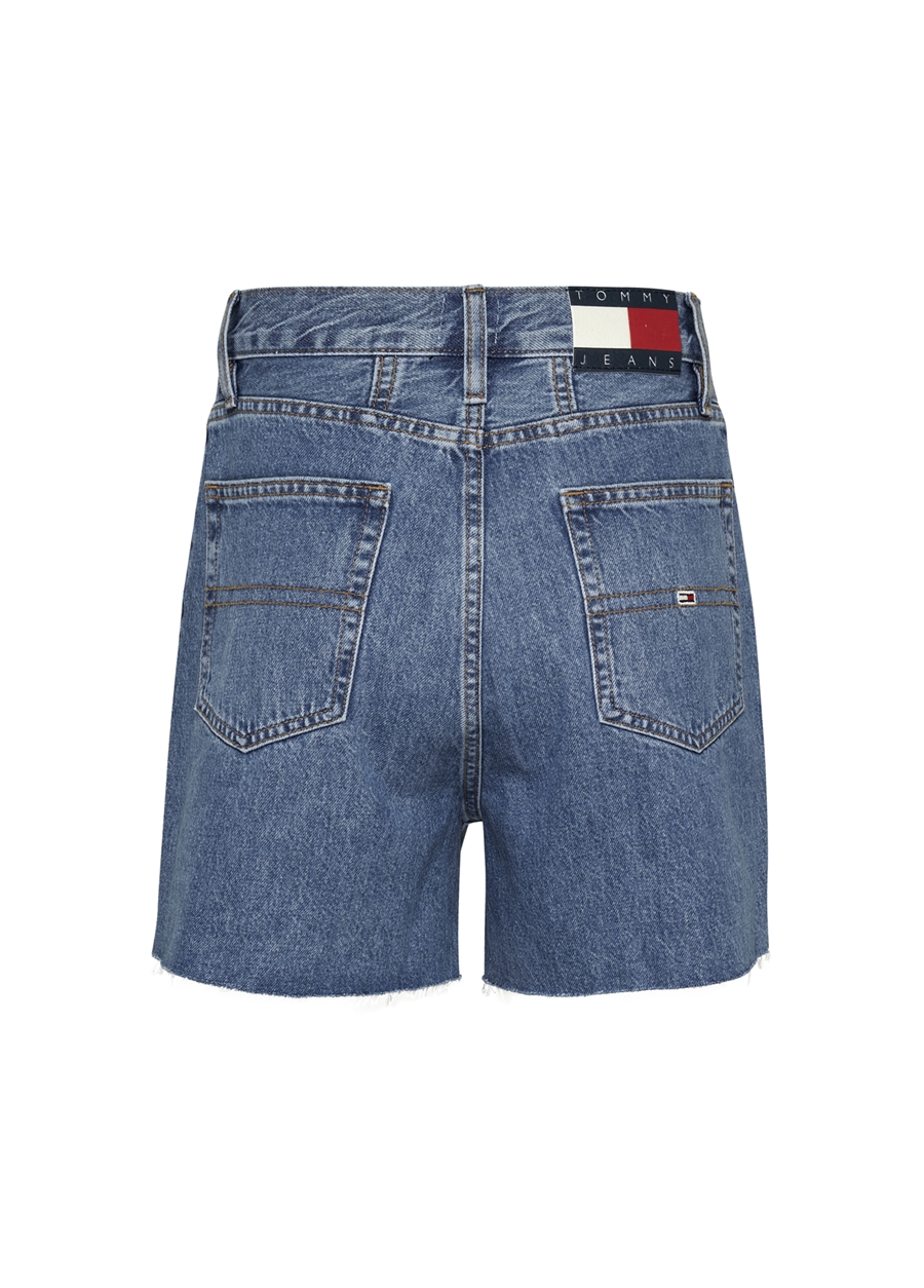 Tommy Jeans MOM UH SHORT Normal Bel Normal Mavi Kadın Şort BH0034_2