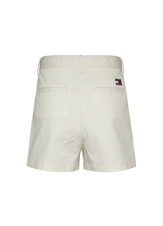 Tommy Jeans Normal Bel Normal Beyaz Kadın Şort TJW CLAIRE HR PLEATED SHORTS_2