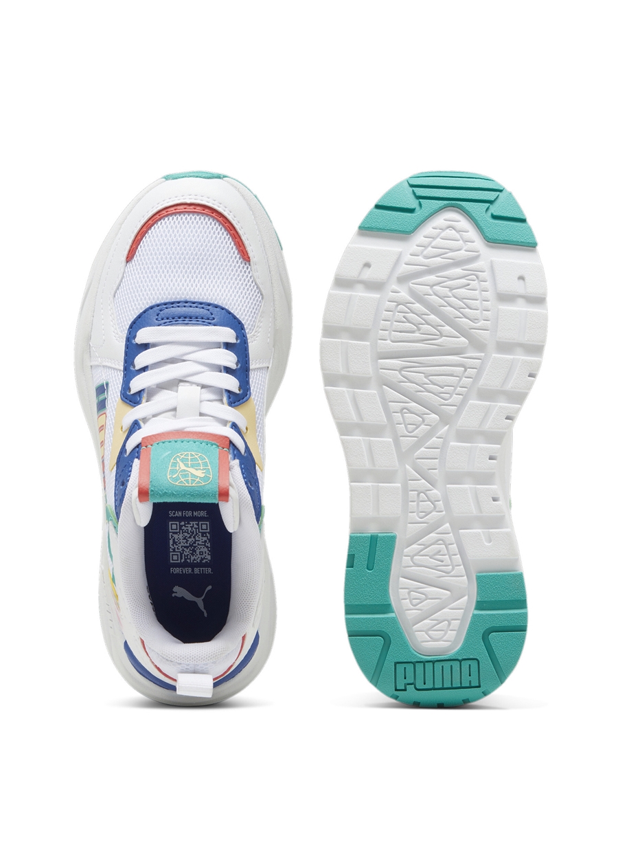 Puma Beyaz Erkek Çocuk Yürüyüş Ayakkabısı 39546201-Trinity Lite R, S B Jr_5