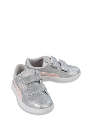 Puma Gri Kız Çocuk Yürüyüş Ayakkabısı 39468602-Pumasmash 3.0 Gliz Glam V_2