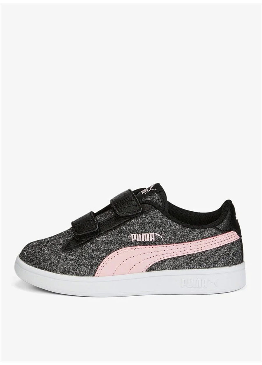 Puma Siyah Kız Çocuk Yürüyüş Ayakkabısı 39468603-Pumasmash 3.0 Gliz Glam V_1