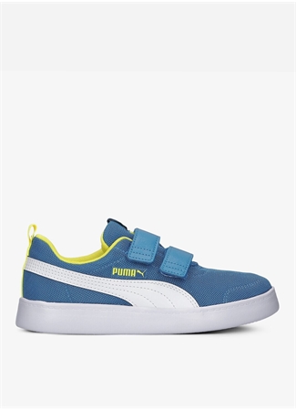 Puma Mavi Erkek Çocuk Yürüyüş Ayakkabısı 37175807-Courtflex V2 Mesh V PS_0