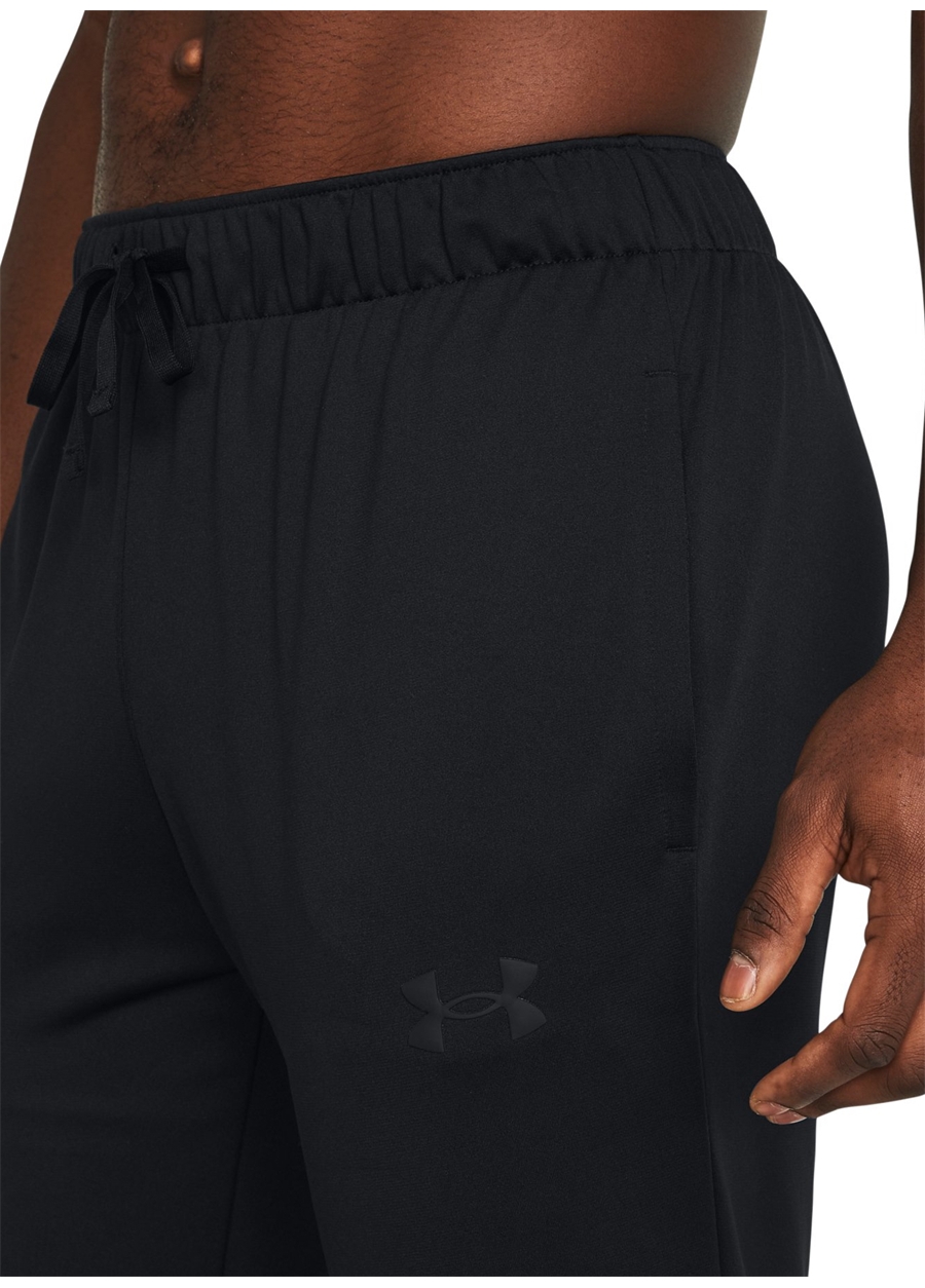 Under Armour 1366212-007 UA EMEA TRACKSUIT NOVEL Siyah Erkek Fermuarlı Yaka Slim Fit Eşofman Takımı_2