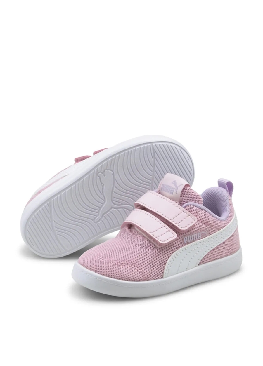 Puma Pembe Kız Çocuk Yürüyüş Ayakkabısı 37175808-Courtflex V2 Mesh V PS_1