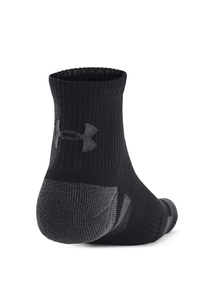 Under Armour 1379510-001 UA Performance Tech 3Pk Siyah Unisex Çorap_2